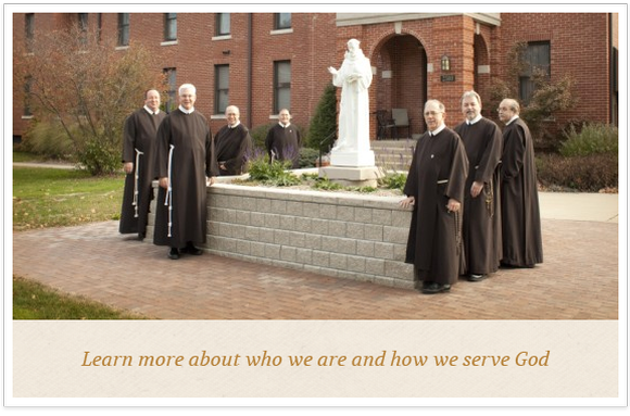 Graphic link to Learning more about Franciscan Brothers